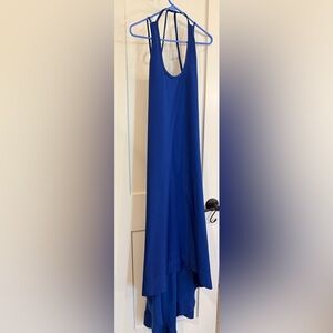 BCBGMaxAzria Royal Blue High Low Dress